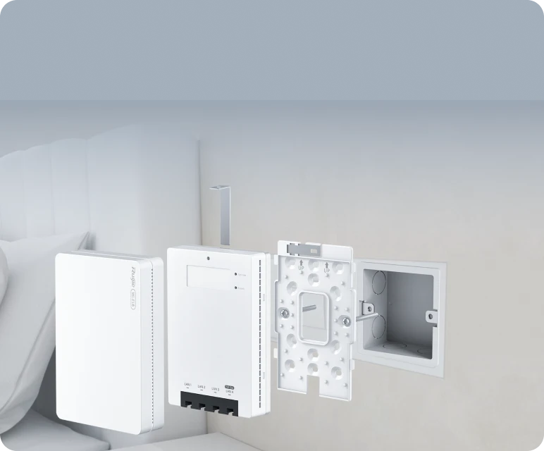 Ruijie RG-RAP62-Wall, Wi-Fi 6 AX3000 Dual-Band Multi-Port Wall-Plate AP thumbnail 10