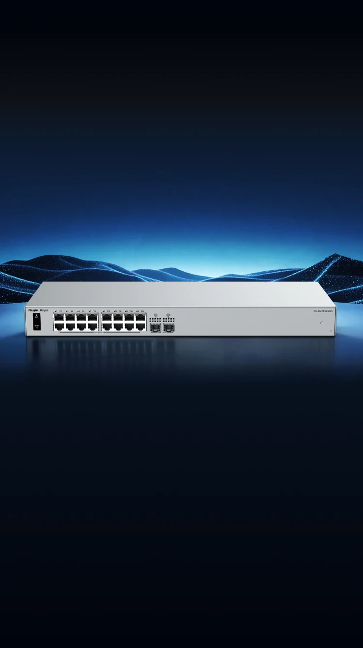 Ruijie RG-ES216GC2MS, 16-Port Gigabit Smart Cloud-Managed Non-PoE Switch thumbnail 3