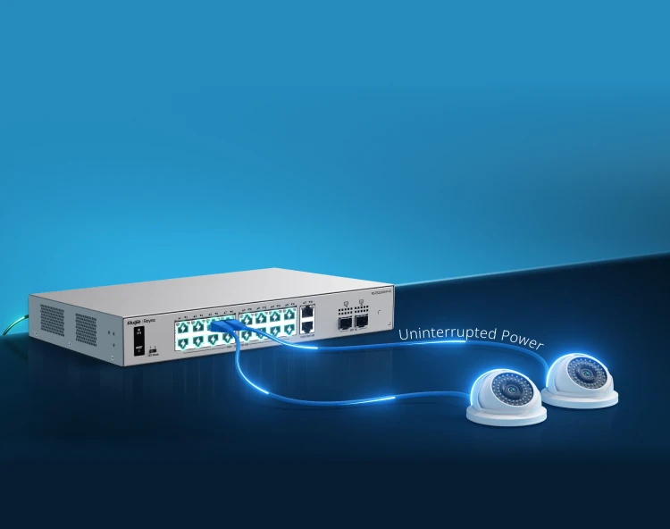 Ruijie RG-ES220GS-P-V2, 20-Port Gigabit Smart Cloud-Managed PoE Switch thumbnail 4