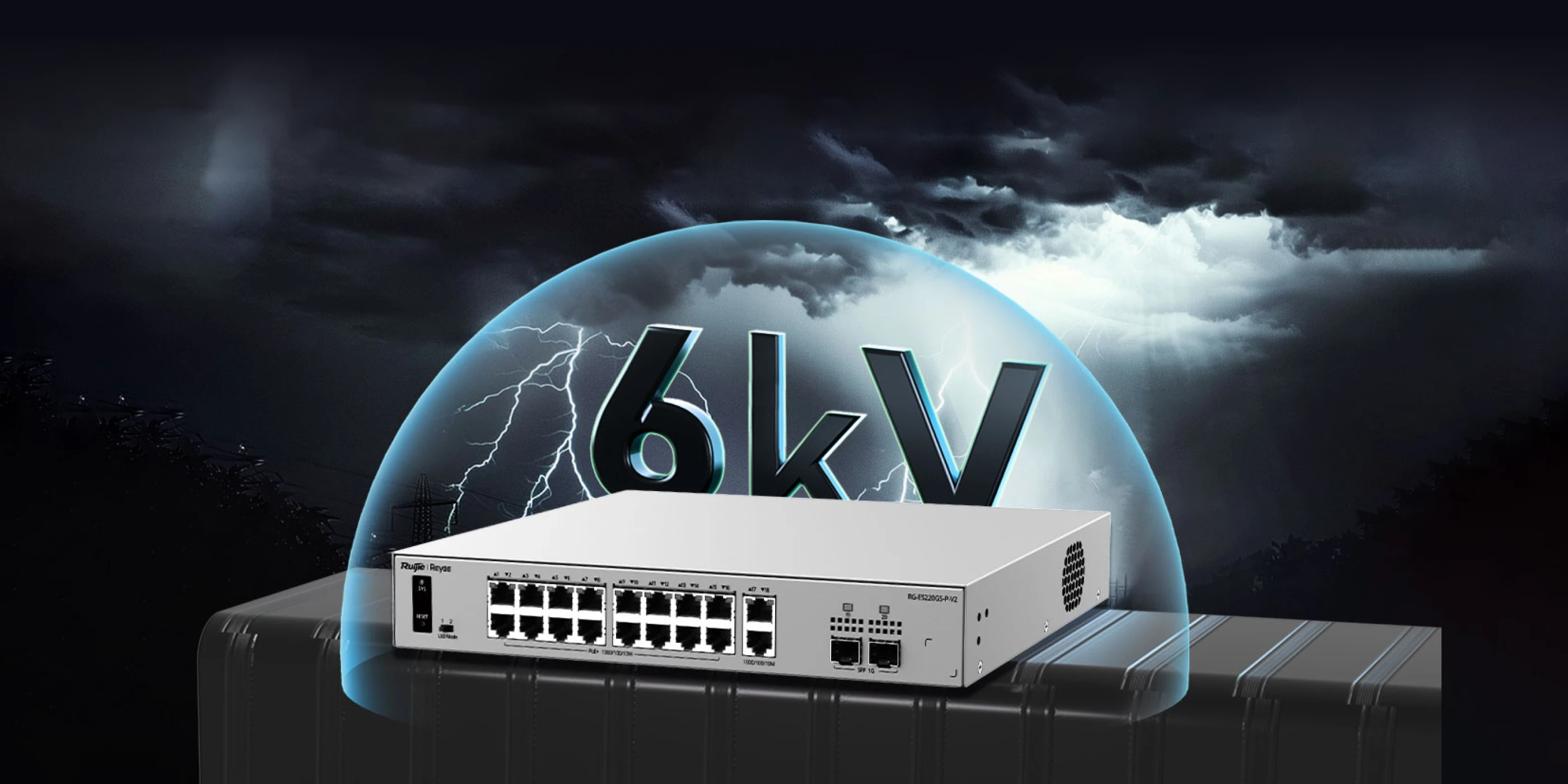 Ruijie RG-ES220GS-P-V2, 20-Port Gigabit Smart Cloud-Managed PoE Switch thumbnail 5