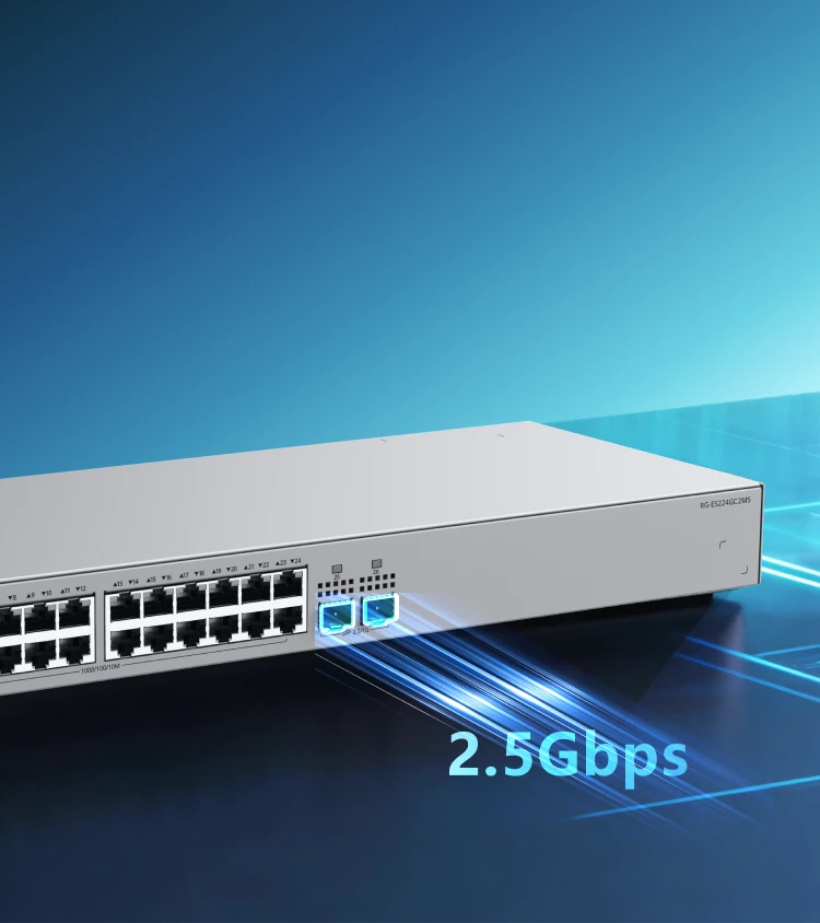 Ruijie RG-ES224GC2MS, 24-Port Gigabit Smart Cloud-Managed Non-PoE Switch thumbnail 5