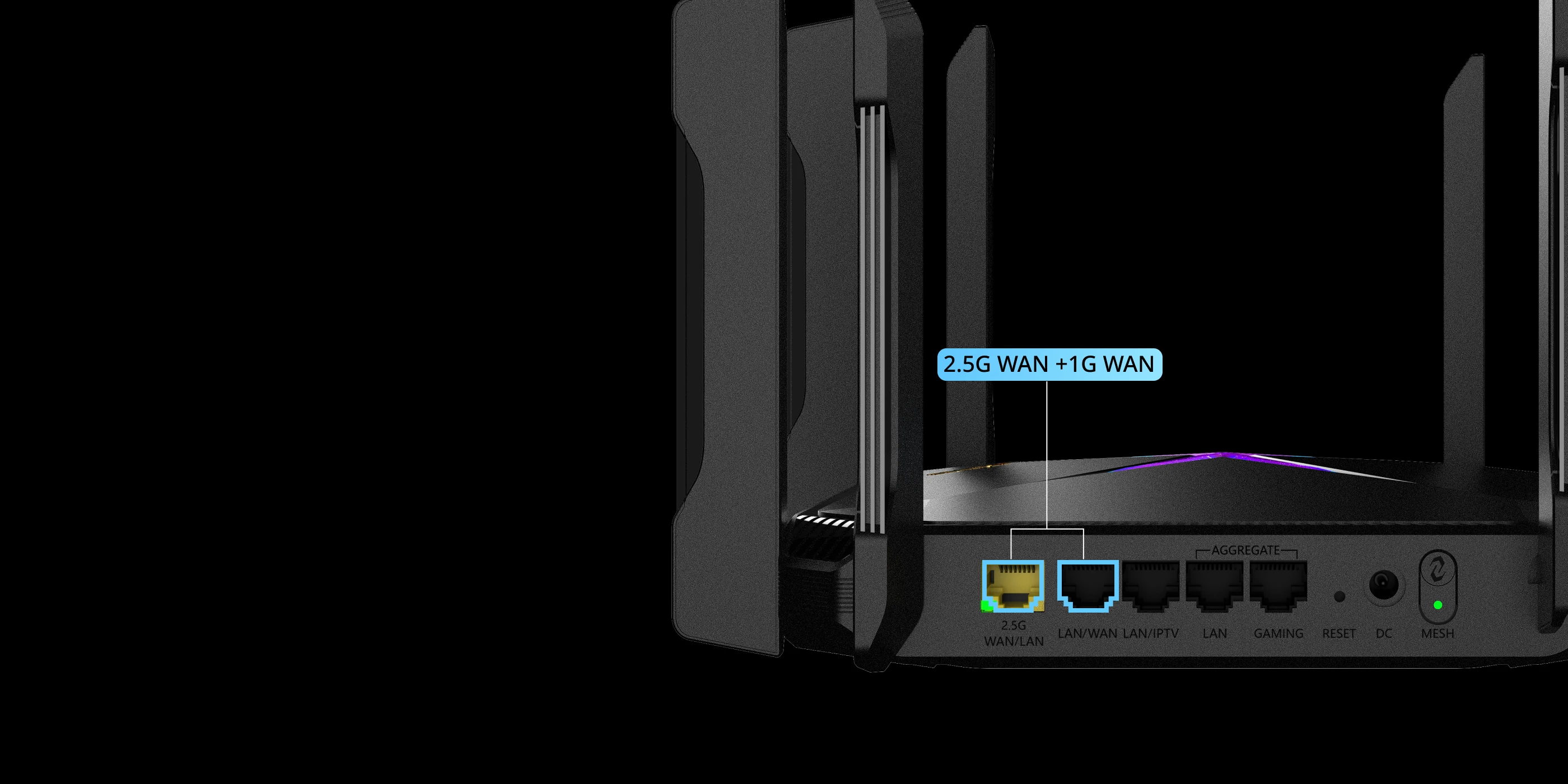 Ruijie RG-EW6000GX 6000M Wi-Fi 6 Mesh Router with 2.5G Port thumbnail 3